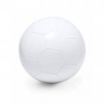 Retro voetbal met eigen opdruk kleur wit