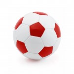 Retro voetbal met eigen opdruk kleur rood