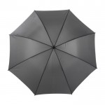 Automatisch opvouwbare paraplu met hoes kleur grijs tweede weergave