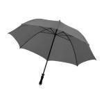 Automatisch opvouwbare paraplu met hoes kleur grijs derde weergave