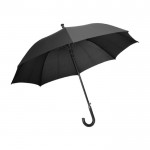 Paraplu met gouden buitenkant kleur zwart zesde weergave