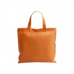 Non woven tas met logo (draagkracht 5kg) kleur oranje