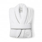 Zacht katoenen badjas van hoge kwaliteit kleur wit