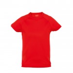Sportieve T-shirts voor kinderen, 135 g/m2 in de kleur rood