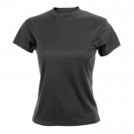 Sportieve T-shirts met logo, 135 g/m2 in de kleur zwart