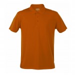 Technische polyester poloshirts met logo in de kleur oranje