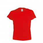 Katoenen T-shirts voor kinderen, 135 g/m2 in de kleur rood