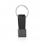 Simpele, gekleurde sleutelhanger voor merchandise kleur zwart