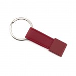 Simpele, gekleurde sleutelhanger voor merchandise kleur rood eerste weergave