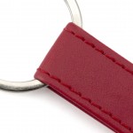 Simpele, gekleurde sleutelhanger voor merchandise kleur rood derde weergave