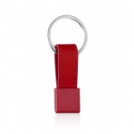Simpele, gekleurde sleutelhanger voor merchandise kleur rood
