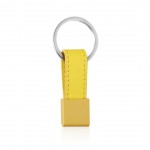 Simpele, gekleurde sleutelhanger voor merchandise kleur geel