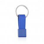 Simpele, gekleurde sleutelhanger voor merchandise kleur blauw