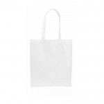 Sublimatie, non woven bedrukken tas met logo bedrukt kleur wit