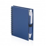 Promotie notitieboekje B7 kleur blauw