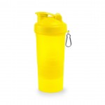 Kleurrijke shaker met meerdere compartimenten kleur geel