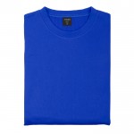 Technisch sweatshirt van polyester, 265 g/m2 in de kleur blauw