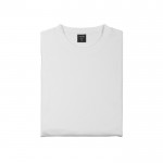 Polyester shirt met lange mouwen, 265 g/m2 in de kleur wit