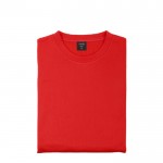 Polyester shirt met lange mouwen, 265 g/m2 in de kleur rood