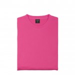Polyester shirt met lange mouwen, 265 g/m2 in de kleur fuchsia