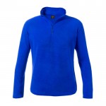 Fleece sweaters met logo, 155 g/m2 in de kleur blauw