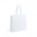 Mooie, gelamineerde non-woven tas kleur wit