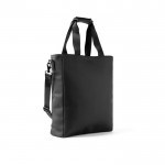 Waterafstotende tijdloze tas met logo kleur zwart derde weergave