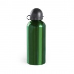 Aluminium RVS fles in indivuele doos kleur groen