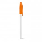 Goedkope klassieke pennen met dop kleur oranje