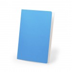 Gewaagd gepersonaliseerd notitieboekje met kleur kleur lichtblauw