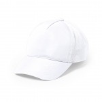 Vrolijk gekleurde caps met logo kleur wit