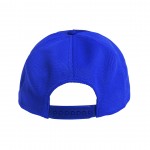 Vrolijk gekleurde caps met logo kleur blauw eerste weergave
