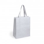 Non-woven bedrukte tassen met logo kleur wit