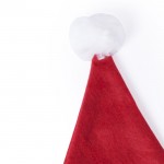 Inkleurbare kerstmuts met logo voor kids kleur rood vierde weergave
