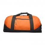 Sporttassen van polyester kleur oranje eerste weergave