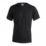 Reclame T-shirts met logo, 150 g/m2 in de kleur zwart