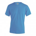 Reclame T-shirts met logo, 150 g/m2 in de kleur lichtblauw