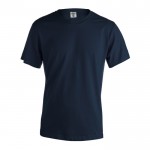 Reclame T-shirts met logo, 150 g/m2 in de kleur donkerblauw