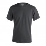 Reclame T-shirts met logo, 150 g/m2 in de kleur donkergrijs