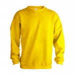 Gepersonaliseerde sweater, 280 g/m2 in de kleur geel