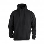 hoodie bedrukken goedkoop van katoen en polyester voor reclame in de kleur zwart