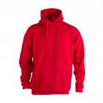 Sweater van katoen en polyester voor reclame in de kleur rood