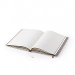 Kunstleren notitieboekjes met metallic look kleur goud tweede weergave