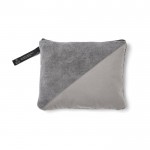 Bedrukte handdoek van gerecycled microvezel, 70 x 140 cm kleur grijs tweede weergave