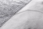Bedrukte handdoek van gerecycled microvezel, 70 x 140 cm kleur grijs derde weergave