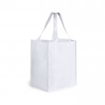 XL Non-woven tas met logo bedrukt kleur wit