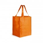 XL Non-woven tas met logo bedrukt kleur oranje