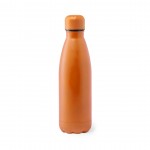 Stalen fles in diverse kleuren kleur oranje