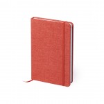 Pocket notitieboekje B6-formaat voor bedrijven kleur rood