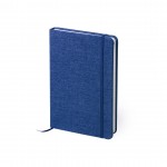Pocket notitieboekje B6-formaat voor bedrijven kleur blauw